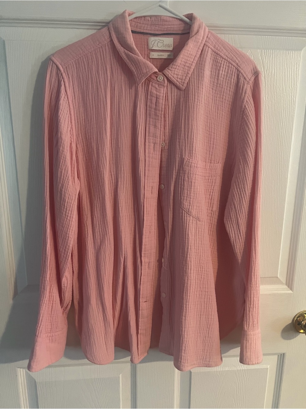 J. Crew Pink Button-Down Shirt